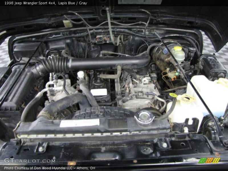 Lapis Blue / Gray 1998 Jeep Wrangler Sport 4x4