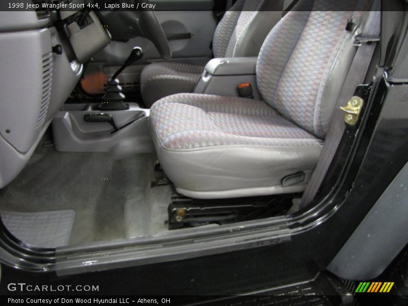 Lapis Blue / Gray 1998 Jeep Wrangler Sport 4x4