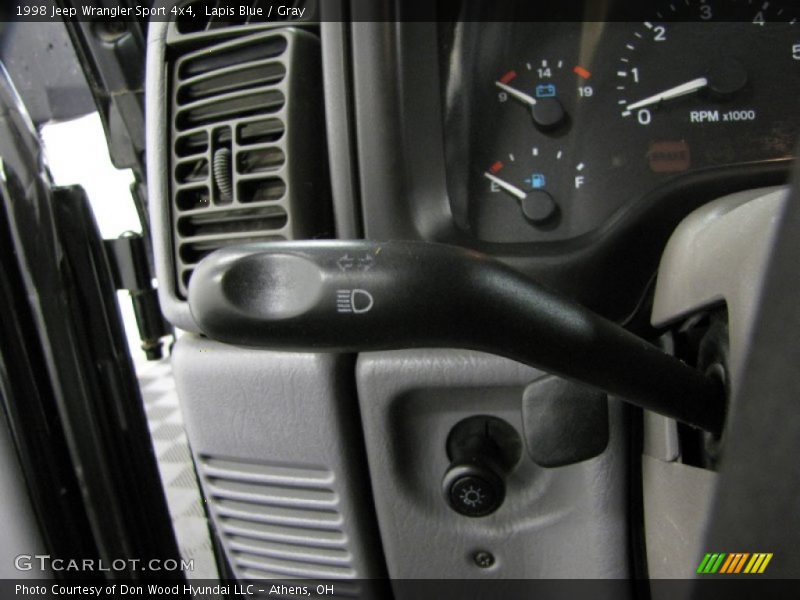 Lapis Blue / Gray 1998 Jeep Wrangler Sport 4x4