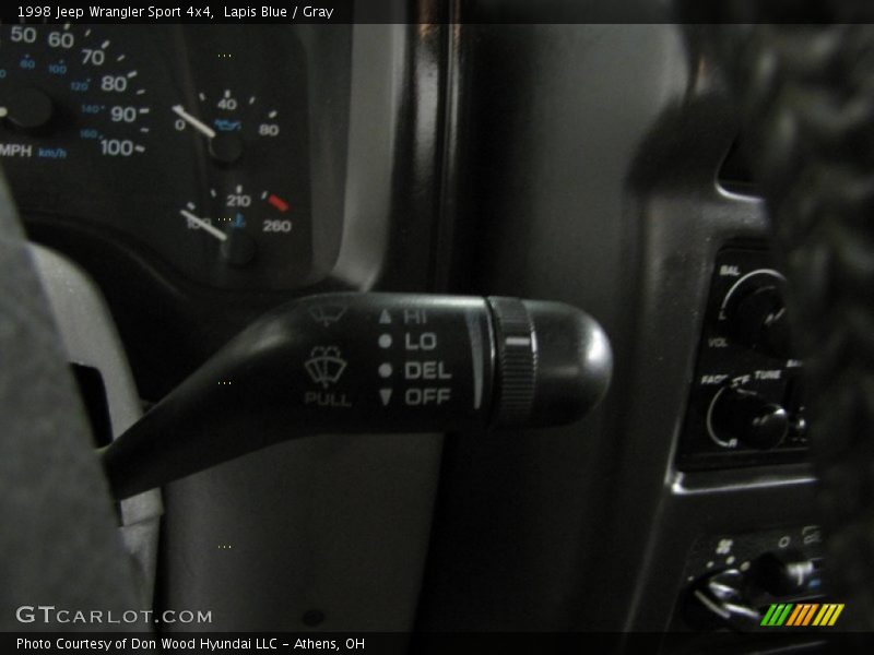 Lapis Blue / Gray 1998 Jeep Wrangler Sport 4x4