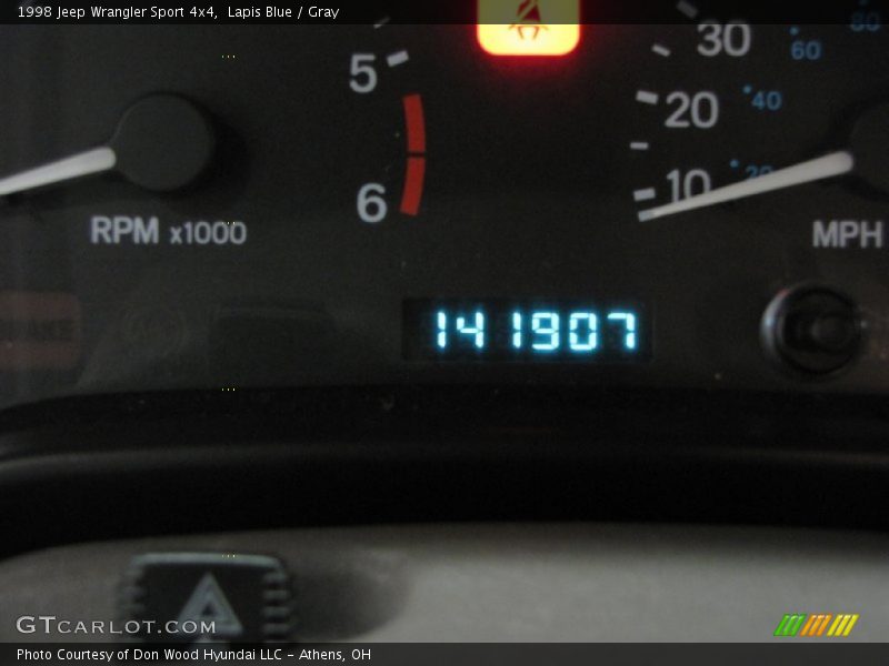 Lapis Blue / Gray 1998 Jeep Wrangler Sport 4x4