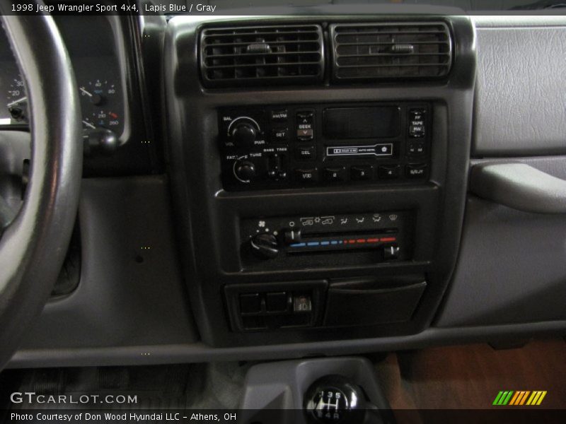 Lapis Blue / Gray 1998 Jeep Wrangler Sport 4x4