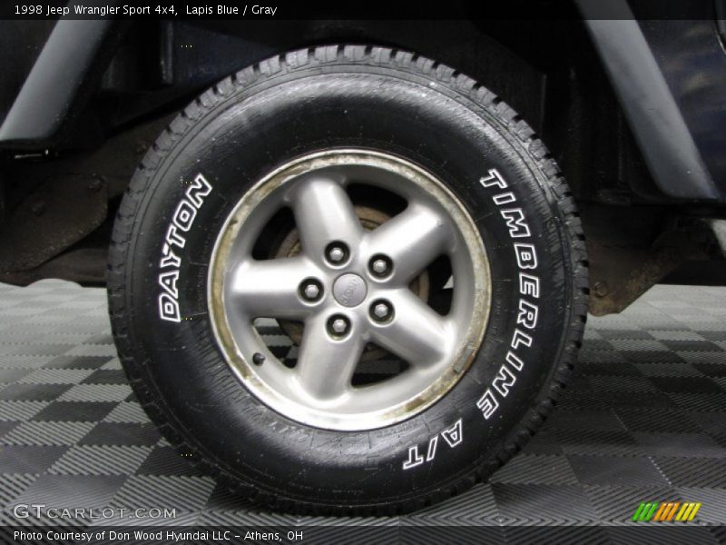 Lapis Blue / Gray 1998 Jeep Wrangler Sport 4x4