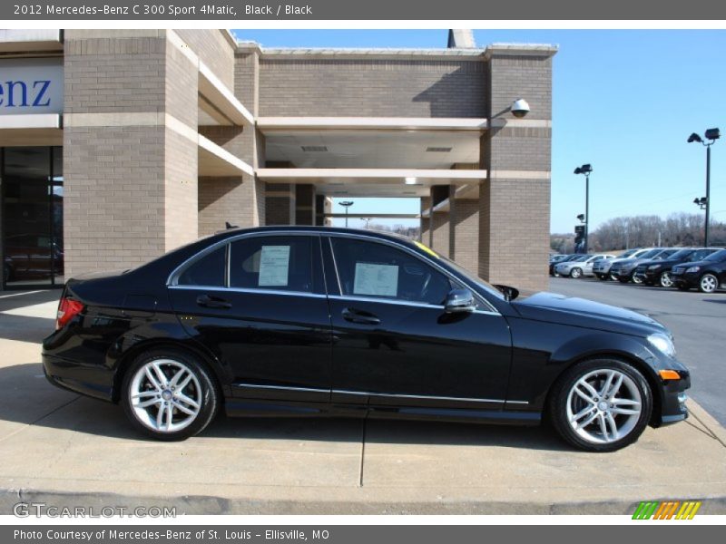 Black / Black 2012 Mercedes-Benz C 300 Sport 4Matic