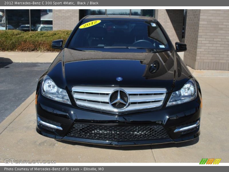 Black / Black 2012 Mercedes-Benz C 300 Sport 4Matic