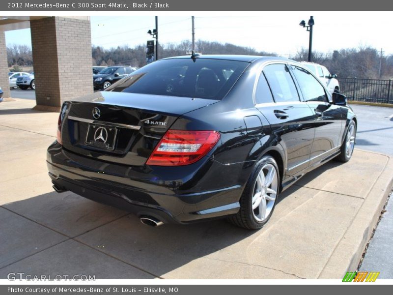 Black / Black 2012 Mercedes-Benz C 300 Sport 4Matic