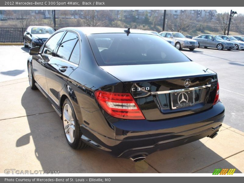 Black / Black 2012 Mercedes-Benz C 300 Sport 4Matic