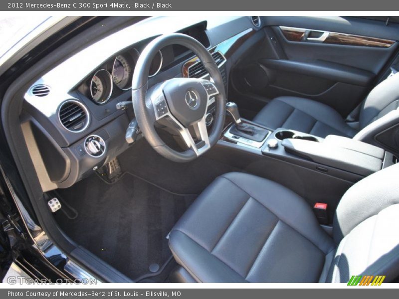 Black / Black 2012 Mercedes-Benz C 300 Sport 4Matic