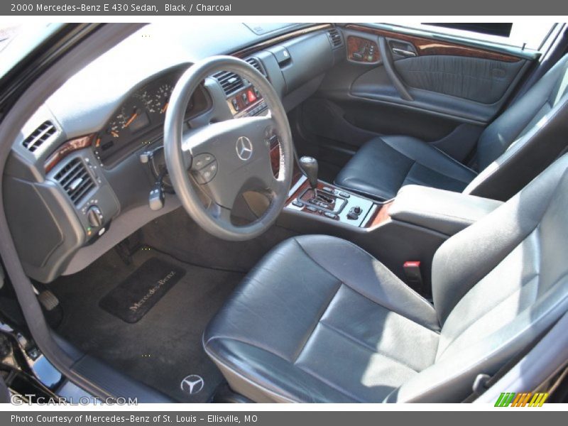  2000 E 430 Sedan Charcoal Interior