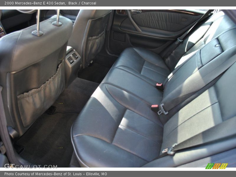 Rear Seat of 2000 E 430 Sedan