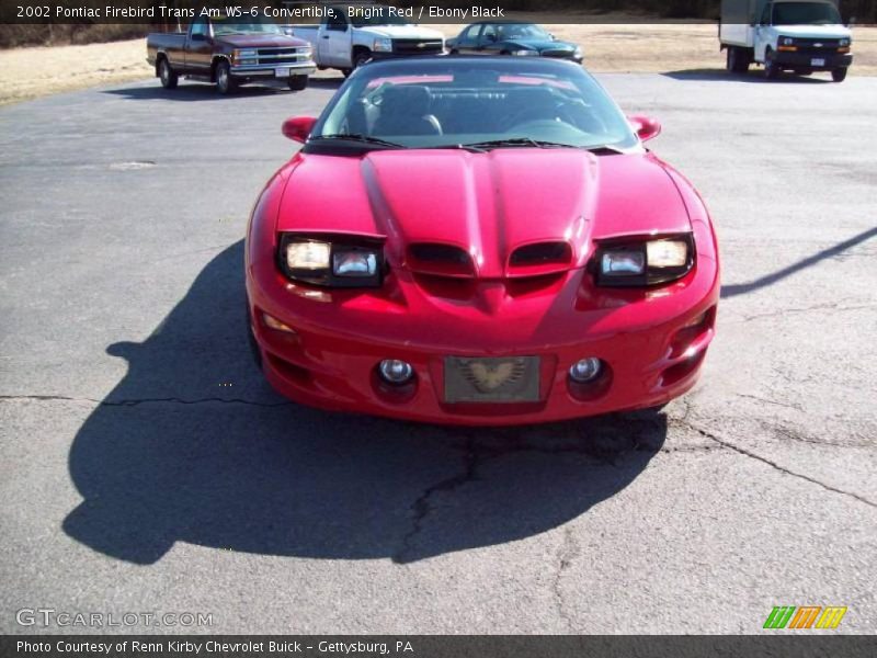 Bright Red / Ebony Black 2002 Pontiac Firebird Trans Am WS-6 Convertible