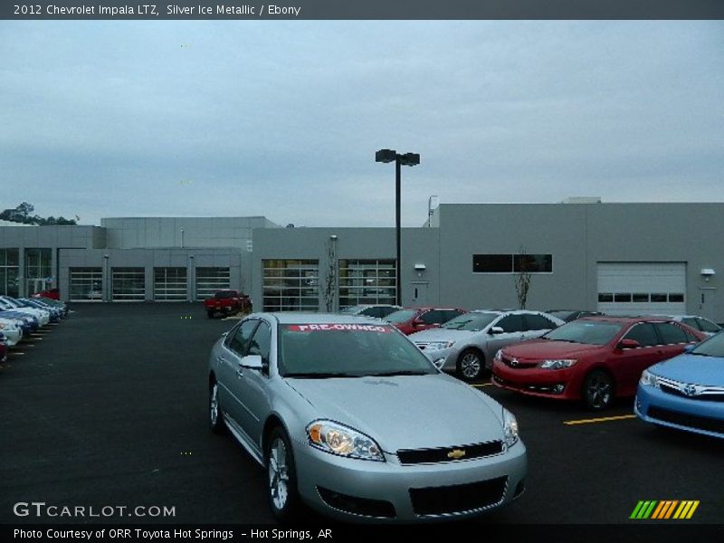 Silver Ice Metallic / Ebony 2012 Chevrolet Impala LTZ