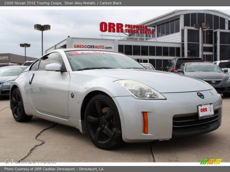 Silver Alloy Metallic / Carbon Black 2006 Nissan 350Z Touring Coupe