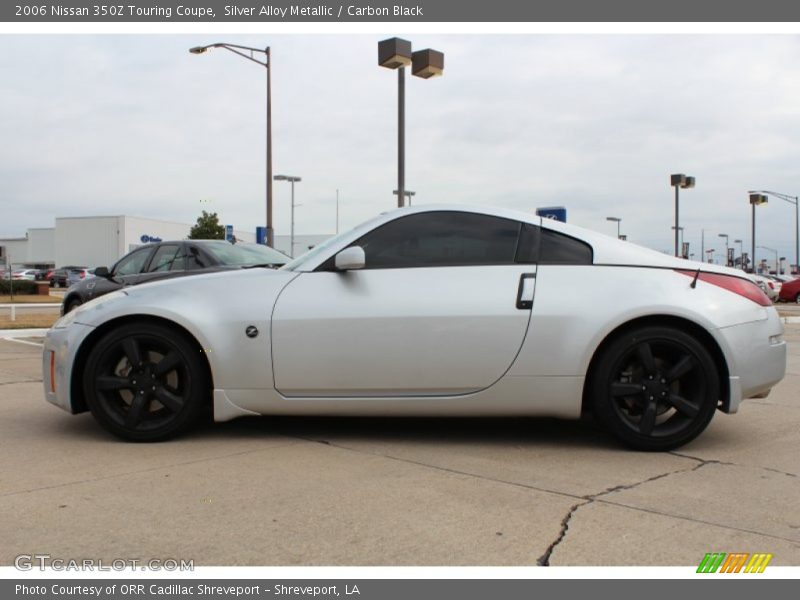 Silver Alloy Metallic / Carbon Black 2006 Nissan 350Z Touring Coupe