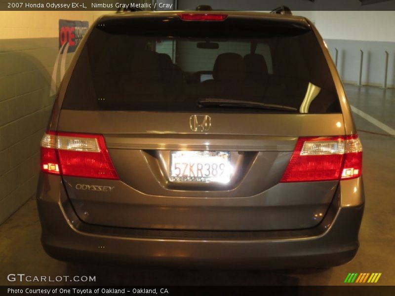 Nimbus Gray Metallic / Gray 2007 Honda Odyssey EX-L
