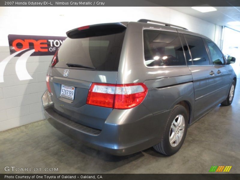 Nimbus Gray Metallic / Gray 2007 Honda Odyssey EX-L