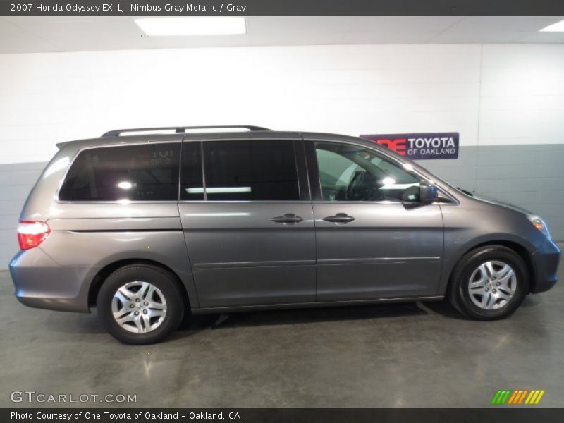 Nimbus Gray Metallic / Gray 2007 Honda Odyssey EX-L