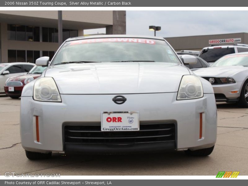 Silver Alloy Metallic / Carbon Black 2006 Nissan 350Z Touring Coupe