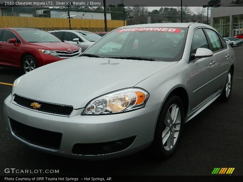 Silver Ice Metallic / Ebony 2012 Chevrolet Impala LTZ