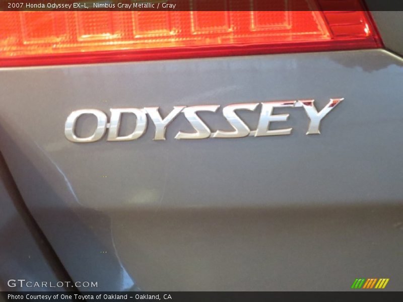 Nimbus Gray Metallic / Gray 2007 Honda Odyssey EX-L