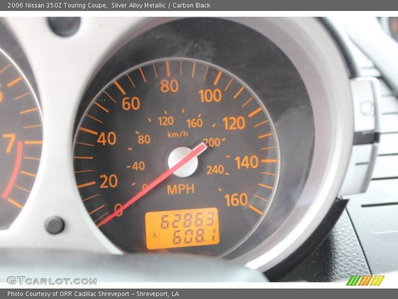 Silver Alloy Metallic / Carbon Black 2006 Nissan 350Z Touring Coupe