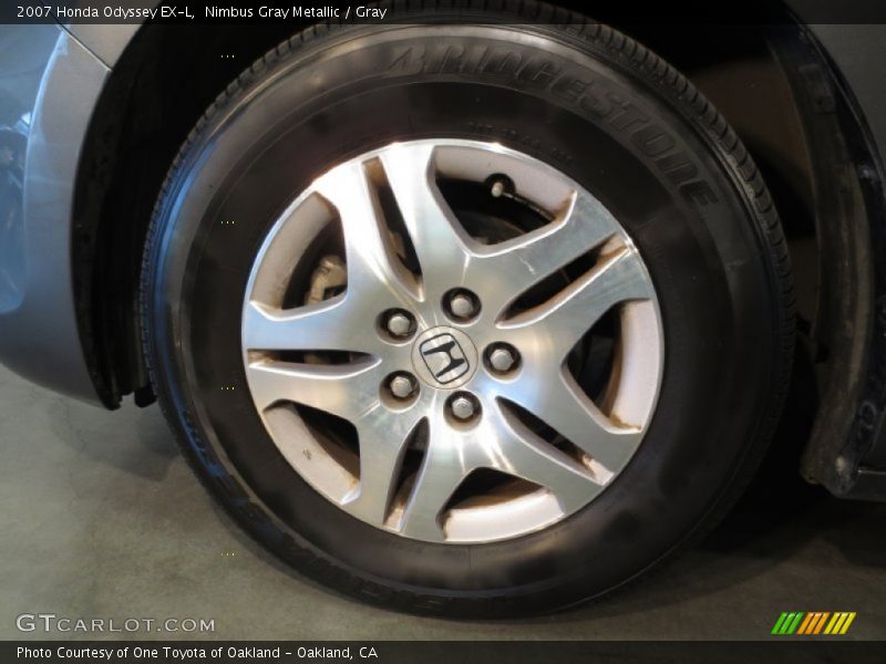 Nimbus Gray Metallic / Gray 2007 Honda Odyssey EX-L