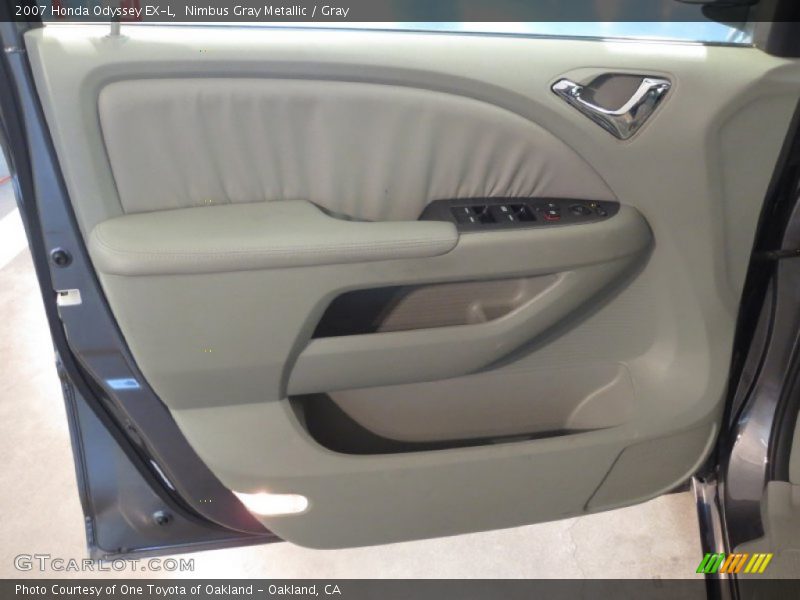 Nimbus Gray Metallic / Gray 2007 Honda Odyssey EX-L
