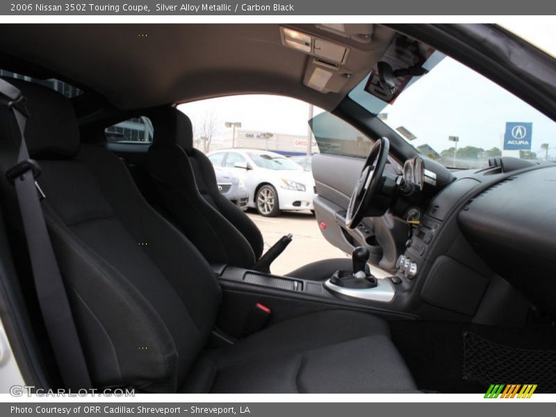 Silver Alloy Metallic / Carbon Black 2006 Nissan 350Z Touring Coupe