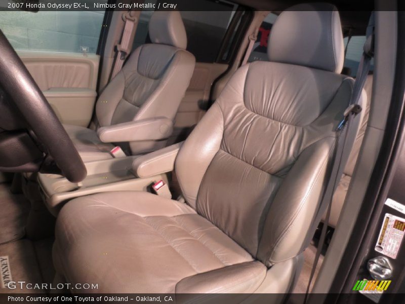 Nimbus Gray Metallic / Gray 2007 Honda Odyssey EX-L