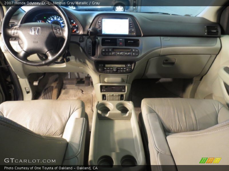 Nimbus Gray Metallic / Gray 2007 Honda Odyssey EX-L