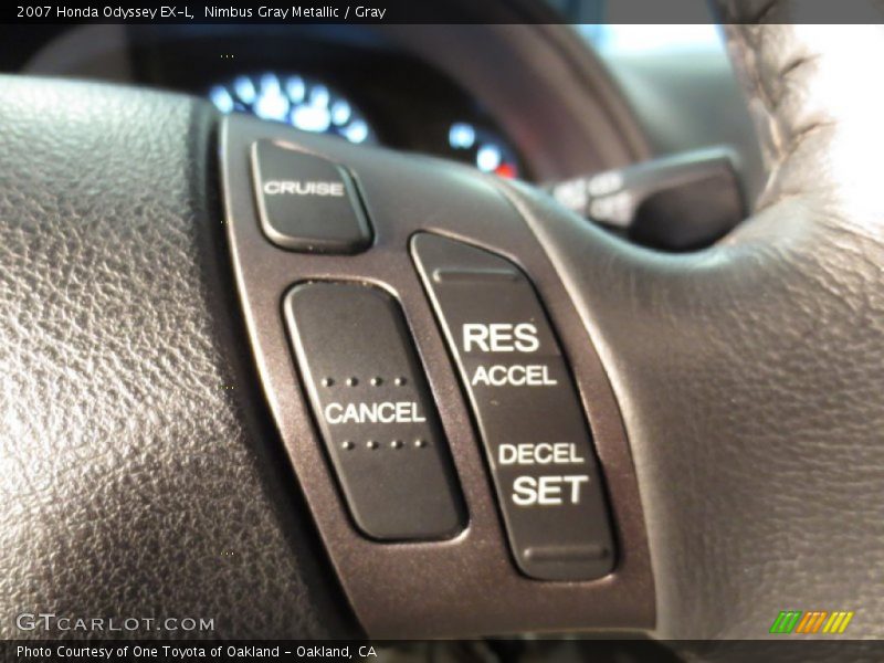 Nimbus Gray Metallic / Gray 2007 Honda Odyssey EX-L