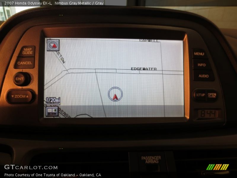 Nimbus Gray Metallic / Gray 2007 Honda Odyssey EX-L