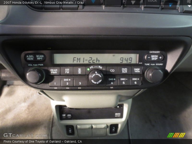 Nimbus Gray Metallic / Gray 2007 Honda Odyssey EX-L