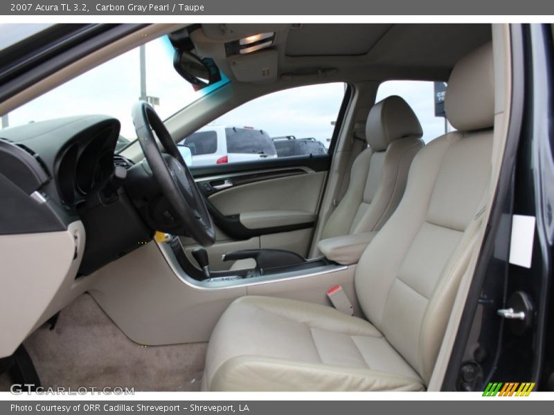 Carbon Gray Pearl / Taupe 2007 Acura TL 3.2