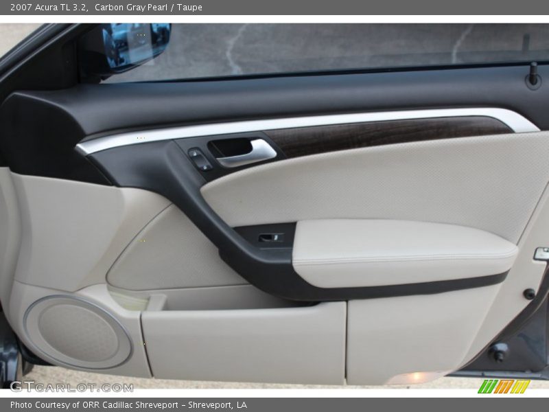 Carbon Gray Pearl / Taupe 2007 Acura TL 3.2
