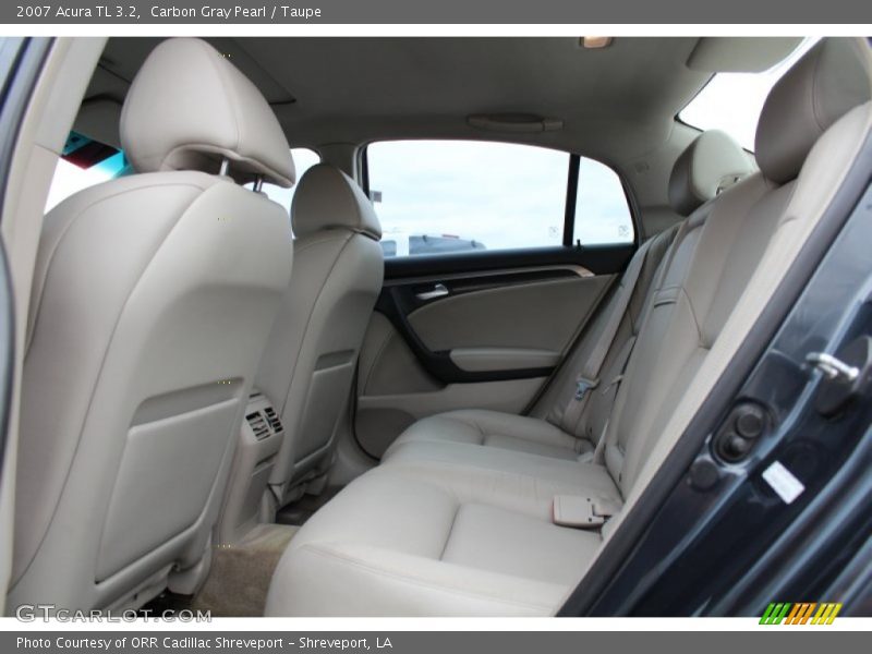 Carbon Gray Pearl / Taupe 2007 Acura TL 3.2