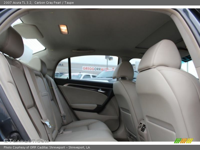 Carbon Gray Pearl / Taupe 2007 Acura TL 3.2