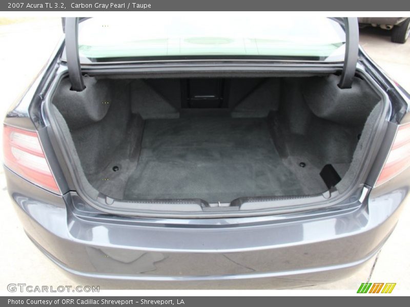 Carbon Gray Pearl / Taupe 2007 Acura TL 3.2