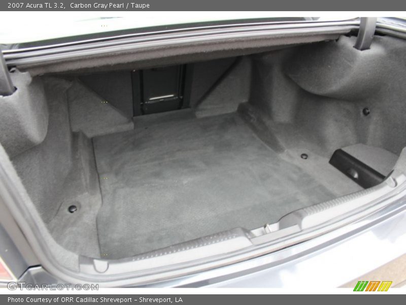 Carbon Gray Pearl / Taupe 2007 Acura TL 3.2