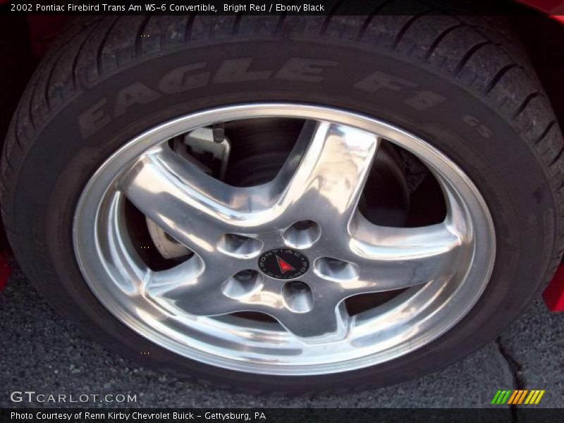 Bright Red / Ebony Black 2002 Pontiac Firebird Trans Am WS-6 Convertible