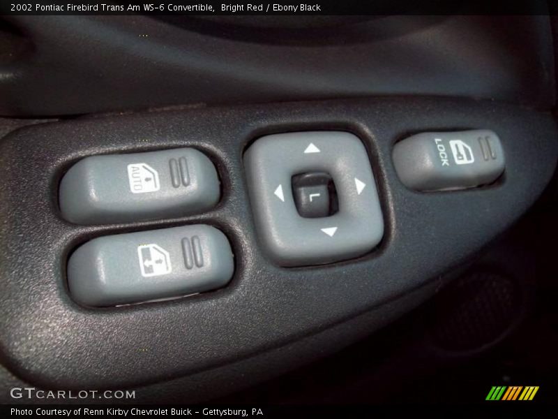 Bright Red / Ebony Black 2002 Pontiac Firebird Trans Am WS-6 Convertible