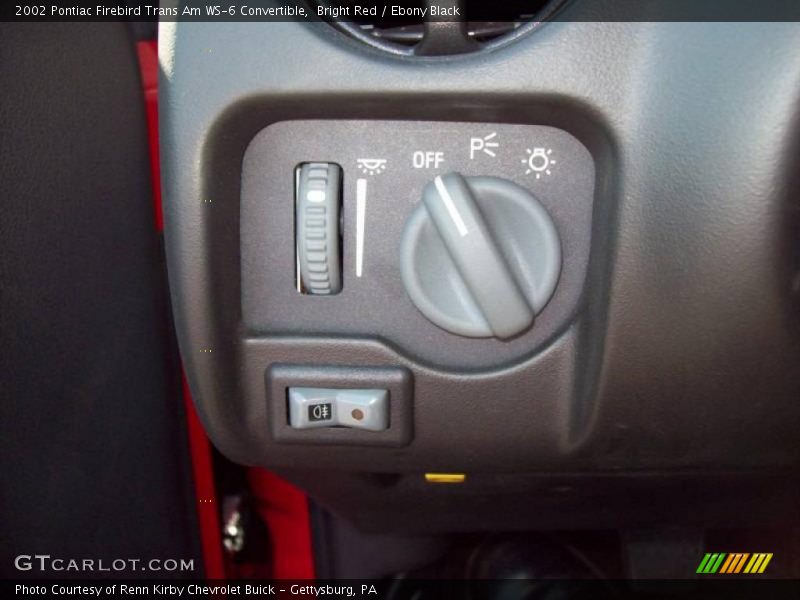 Bright Red / Ebony Black 2002 Pontiac Firebird Trans Am WS-6 Convertible