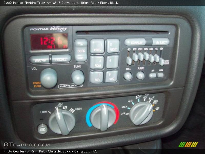 Bright Red / Ebony Black 2002 Pontiac Firebird Trans Am WS-6 Convertible