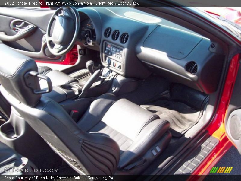 Bright Red / Ebony Black 2002 Pontiac Firebird Trans Am WS-6 Convertible