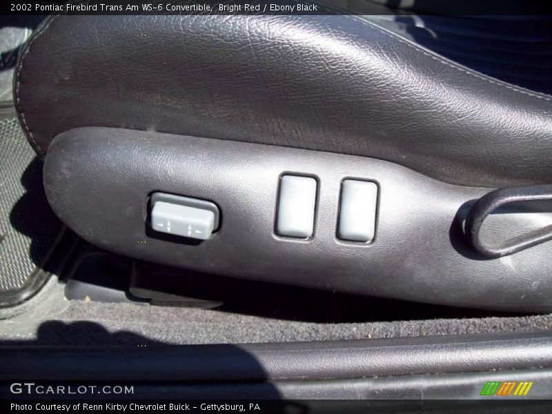 Bright Red / Ebony Black 2002 Pontiac Firebird Trans Am WS-6 Convertible