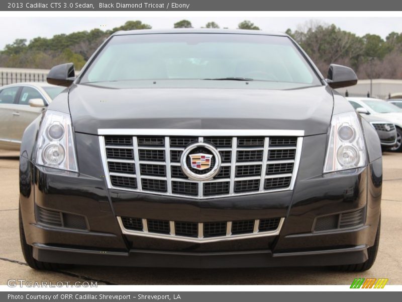 Black Diamond Tricoat / Ebony 2013 Cadillac CTS 3.0 Sedan