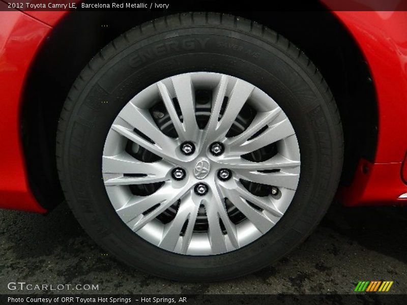 Barcelona Red Metallic / Ivory 2012 Toyota Camry LE