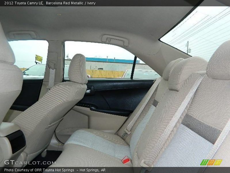 Barcelona Red Metallic / Ivory 2012 Toyota Camry LE