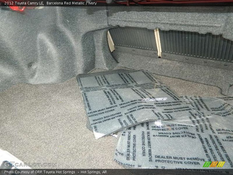 Barcelona Red Metallic / Ivory 2012 Toyota Camry LE