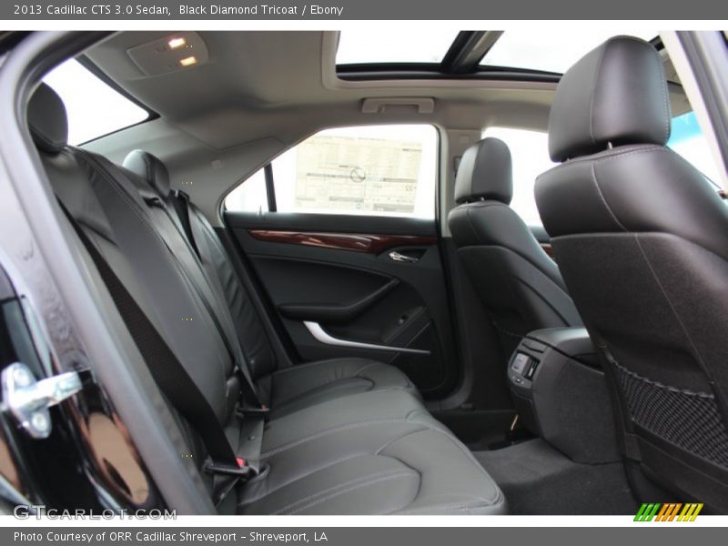 Black Diamond Tricoat / Ebony 2013 Cadillac CTS 3.0 Sedan